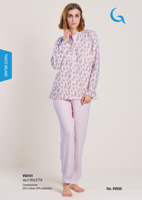 WOMEN'S PYJAMAS M/L V50101 Tellini S.r.l. Wholesale Clothing